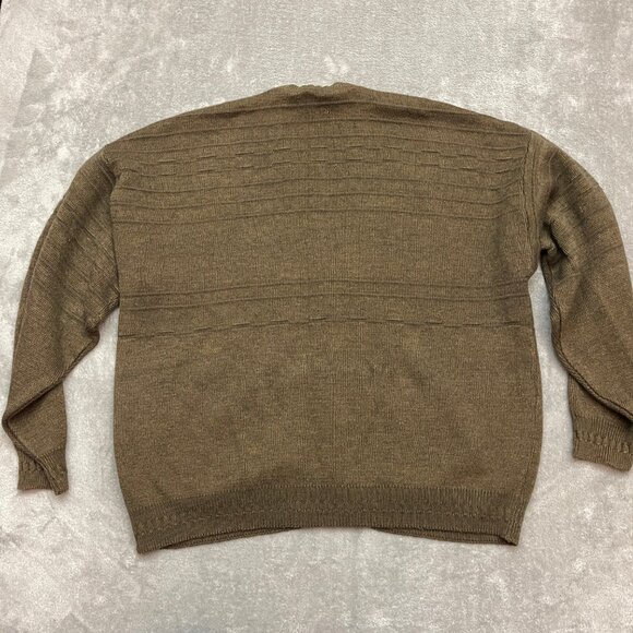 Vintage Westbury Sweater Cardigan Size XL Green Wool Blend Button Up - Picture 9 of 11